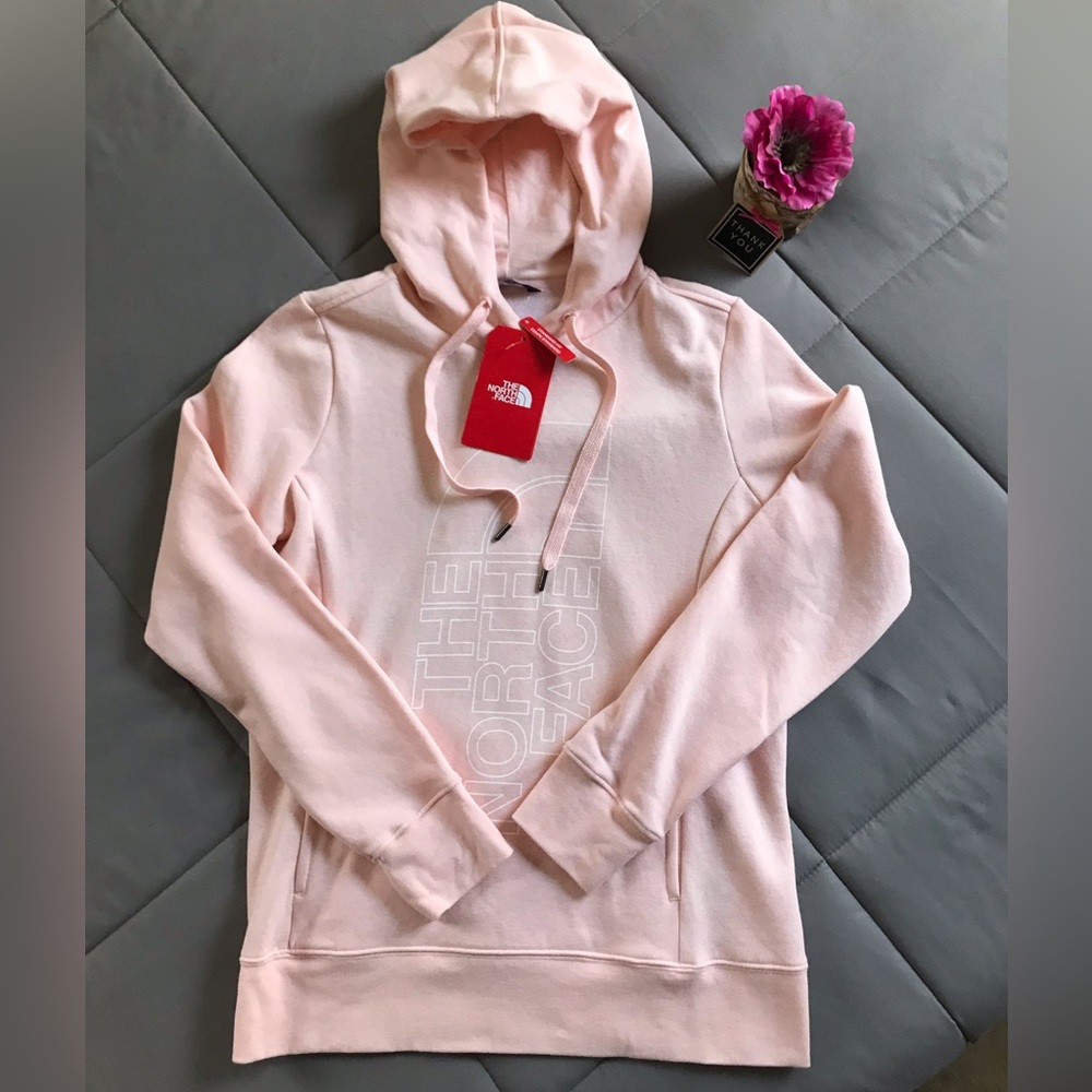 The North Face Logowear Pullover Hoodie Pink Salt Medium